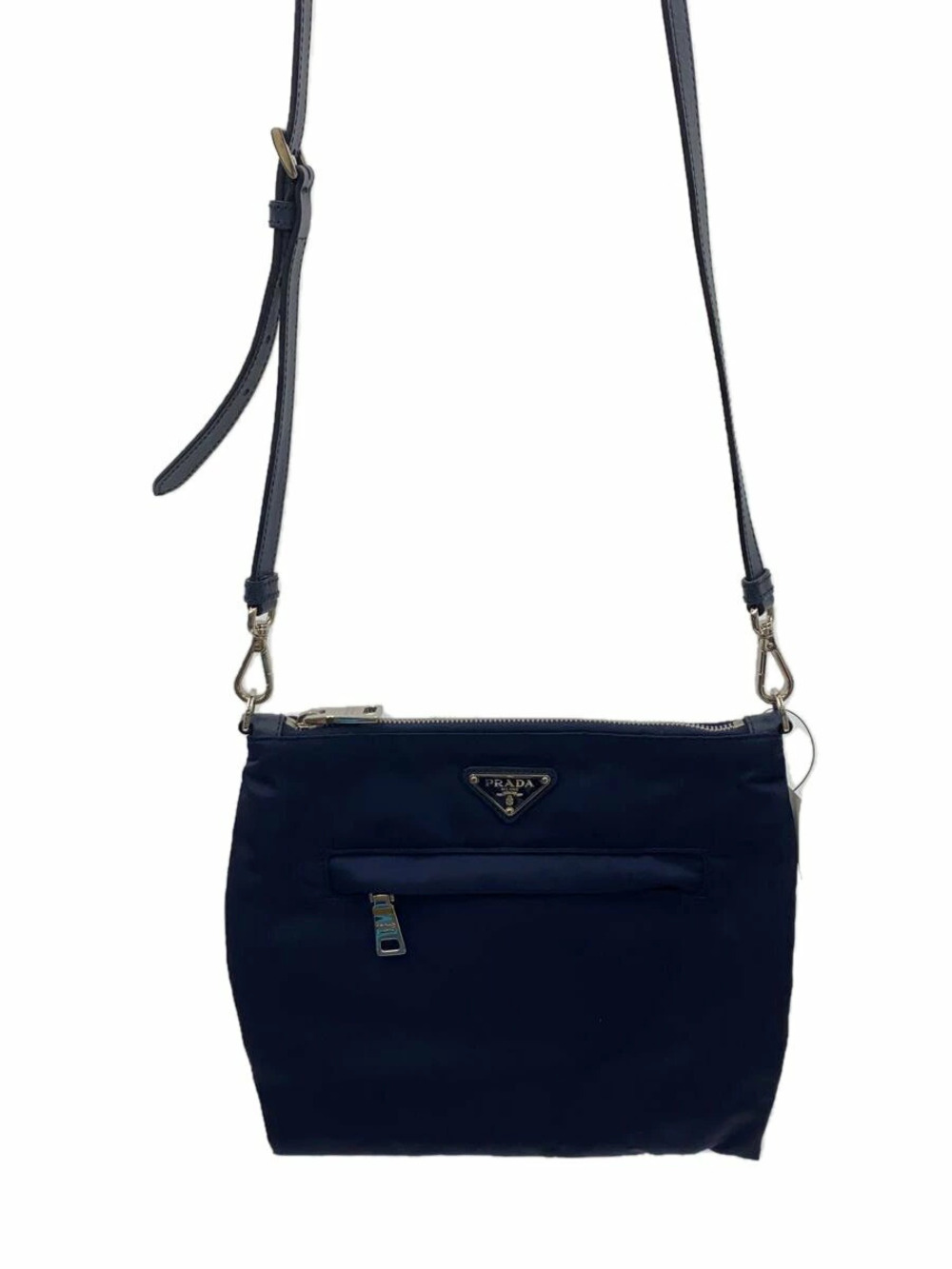 Prada Crossbody Tessuto Saffiano Bag Navy Blue